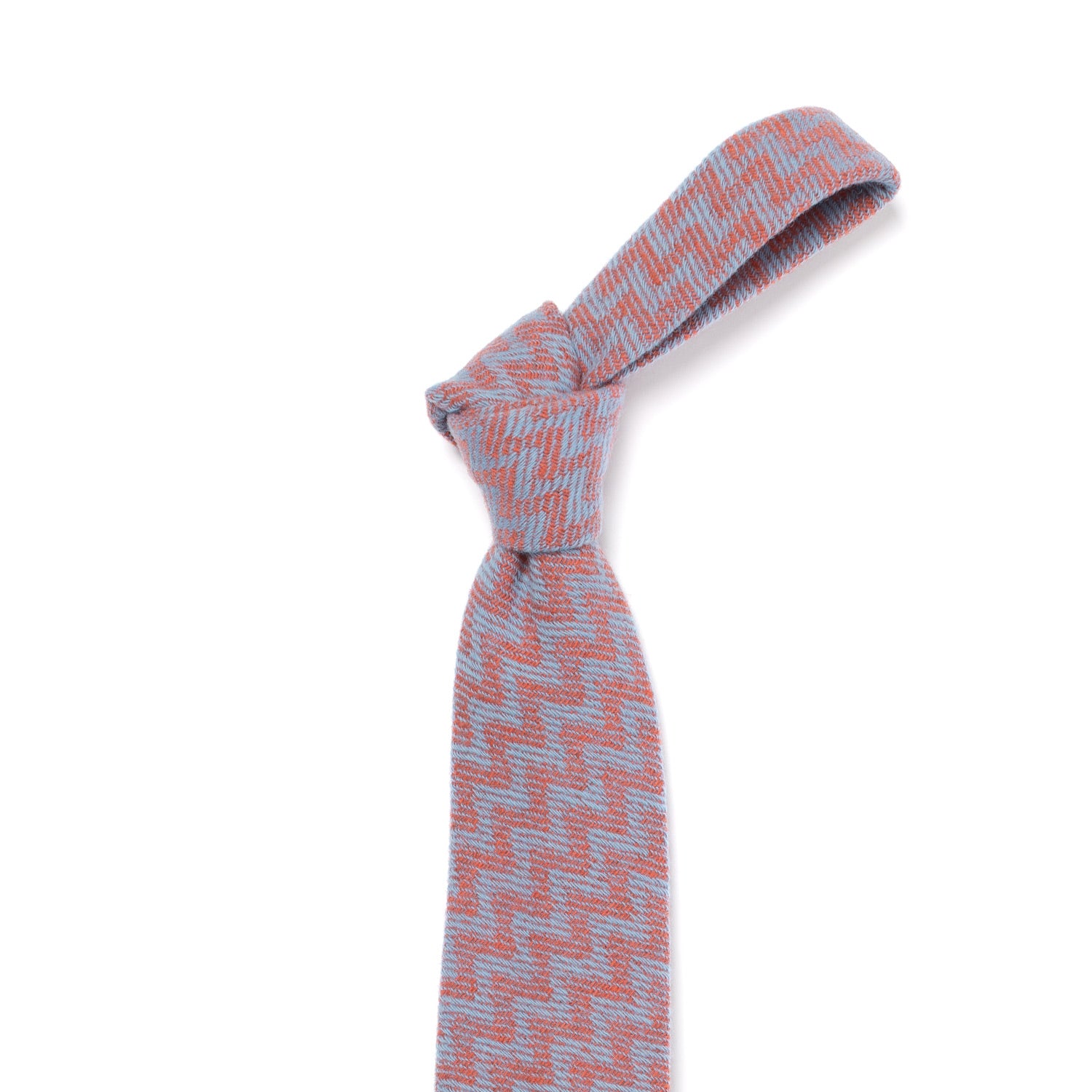 Limited Deadstock Edition: Tie "Vintage Tweed" made from pure Wool - hand-rolled